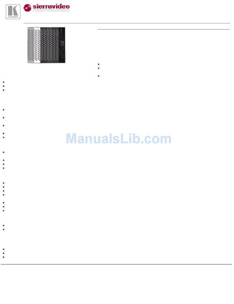 Kramer XL 3216V2 User manual