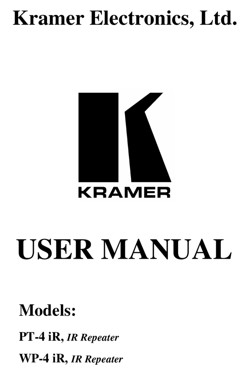 Kramer PT-4 iR user manual