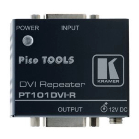 Kramer Pico TOOLS PT101DVI User manual
