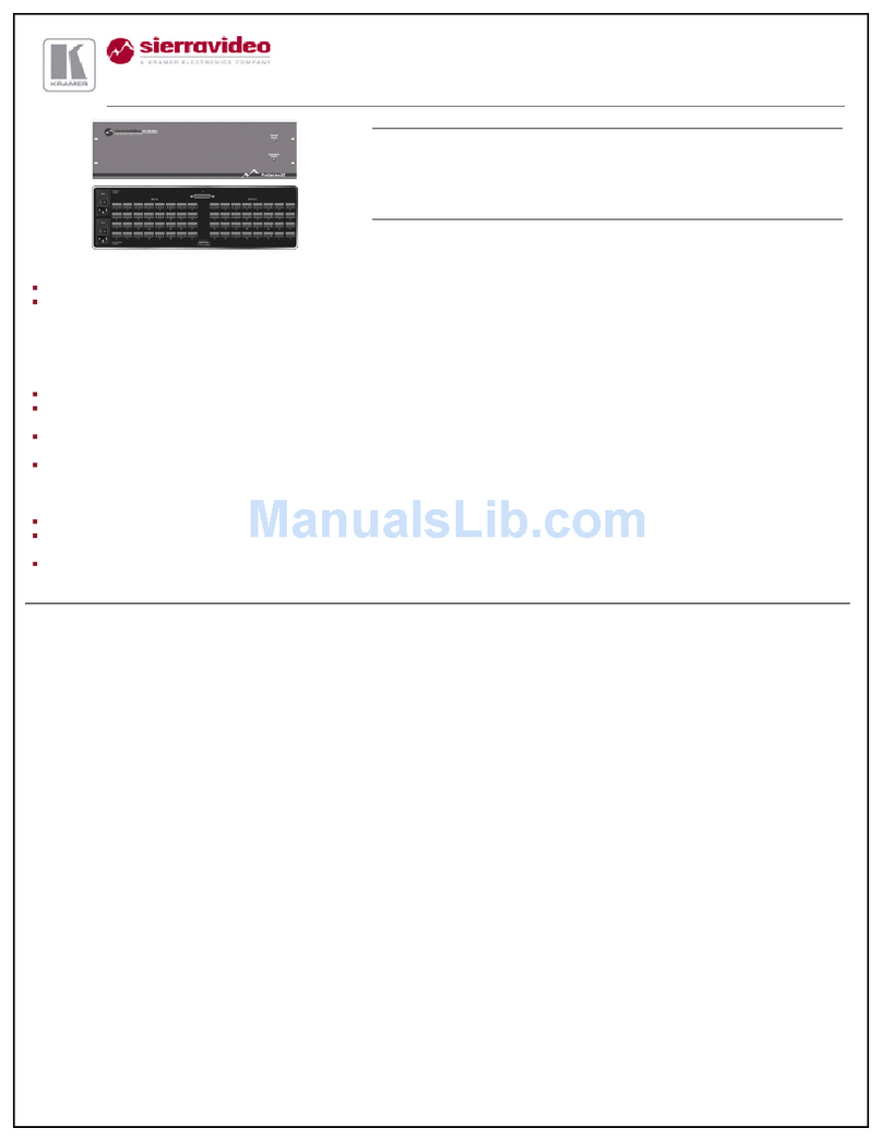 Kramer 3232S User manual