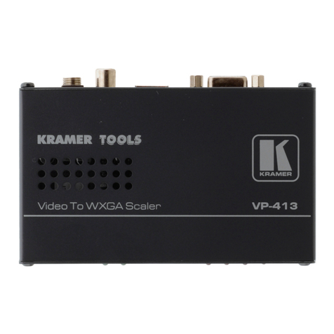 Kramer VP-413 User manual Kramer VP-413 User manual