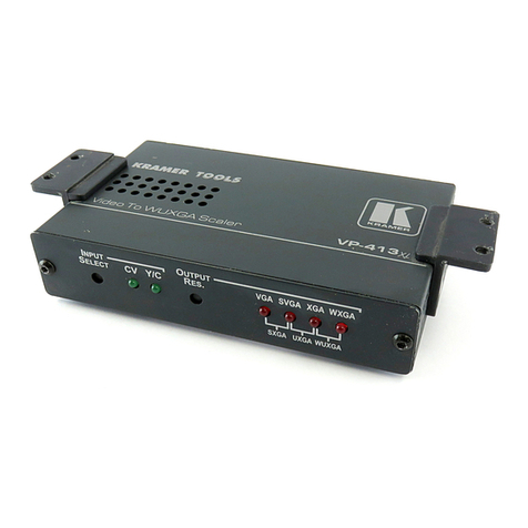Kramer VP-413XL User manual Kramer VP-413XL User manual