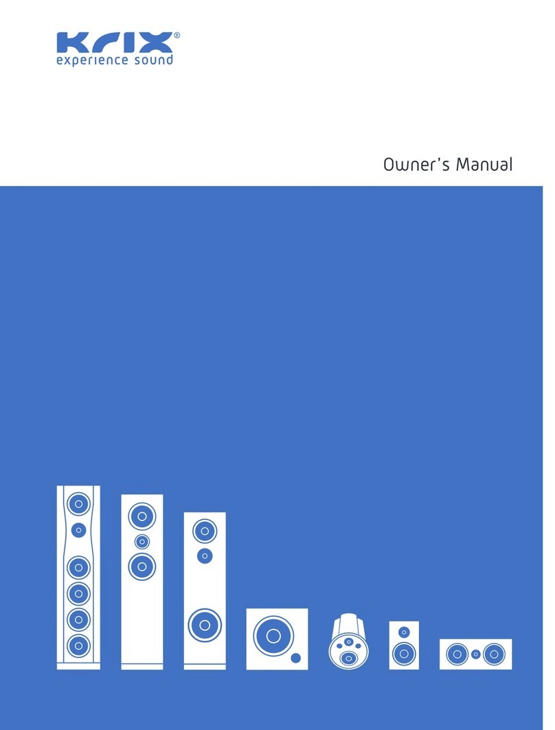 Krix Brix owner's manual