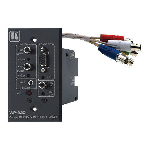 Kramer WP-220 User manual