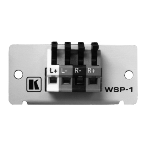 Kramer WSP-1 user guide
