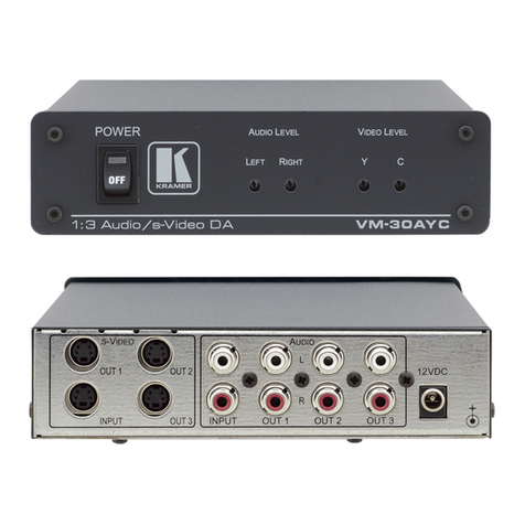 Kramer VM-30AYC User manual