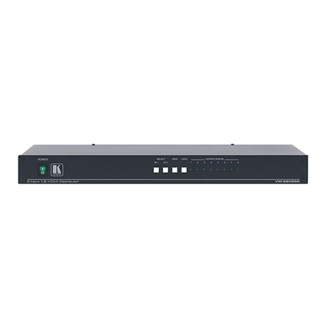 Kramer VM-212HDMI User manual Kramer VM-212HDMI User manual