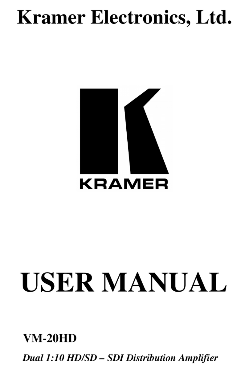 Kramer VM-20HD user manual