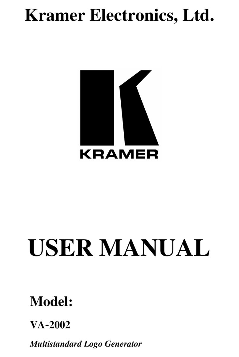 Kramer VA-2002 user manual
