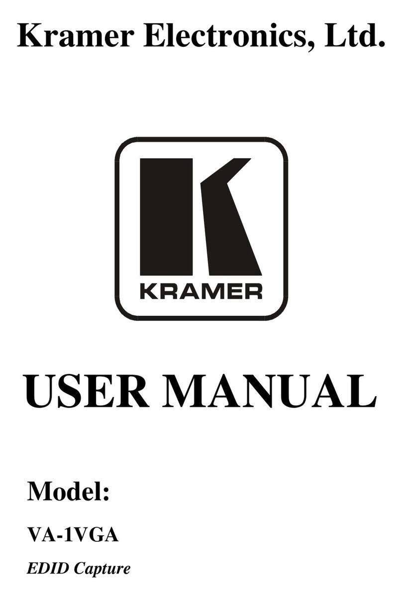 Kramer VA-1VGA user manual