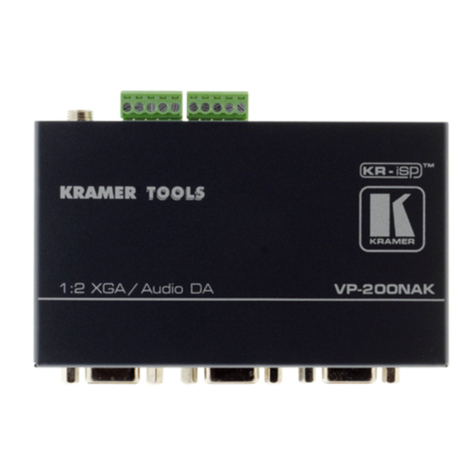 Kramer VP-200NAK User manual Kramer VP-200NAK User manual