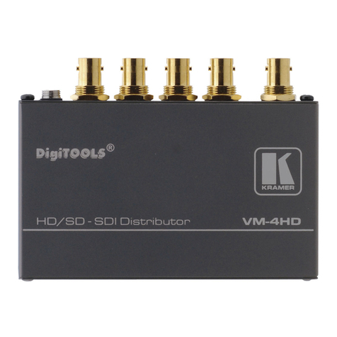 Kramer VM-4HD User manual