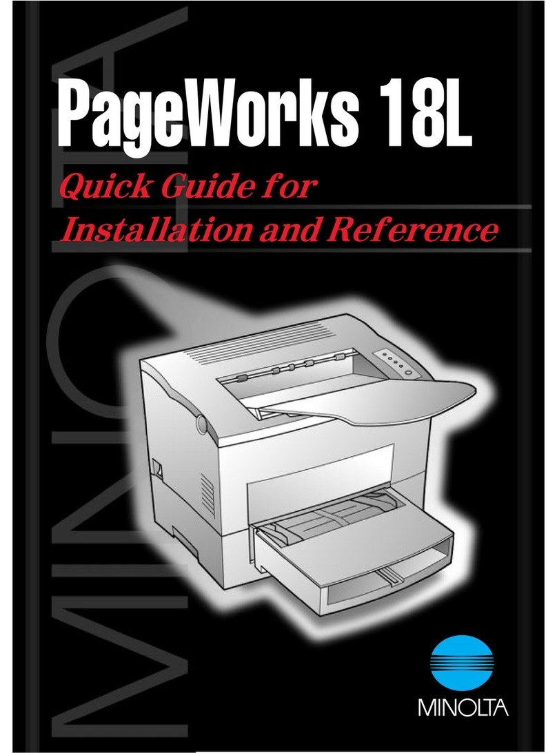 Minolta PageWorks Pro 18L User manual