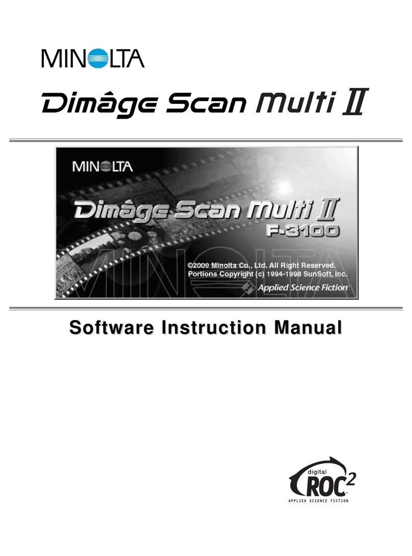 Minolta Scan Multi II F-3100 instruction manual Minolta Scan Multi II F-3100 instruction manual