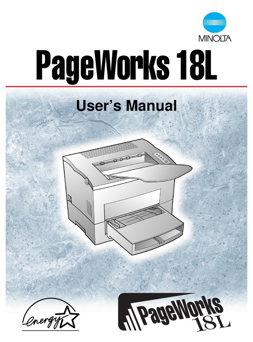 Minolta PageWorks Pro 18L User manual