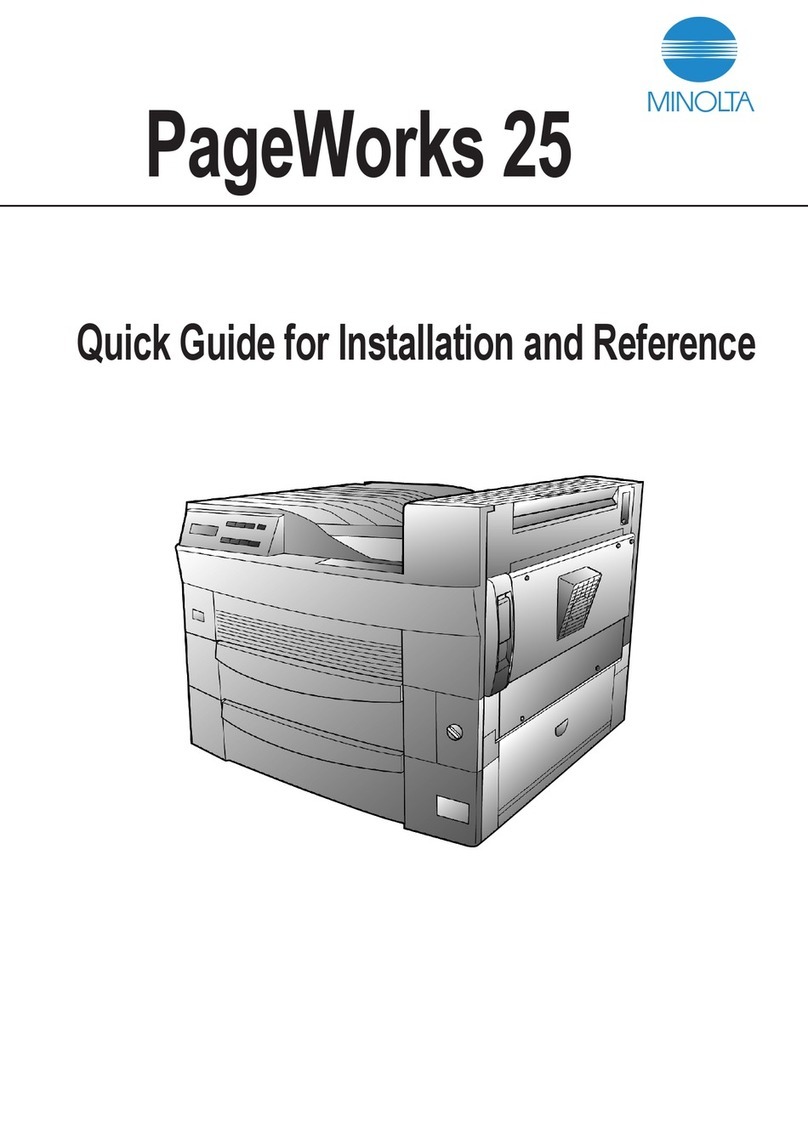 Minolta PageWorks Pro 25 User manual