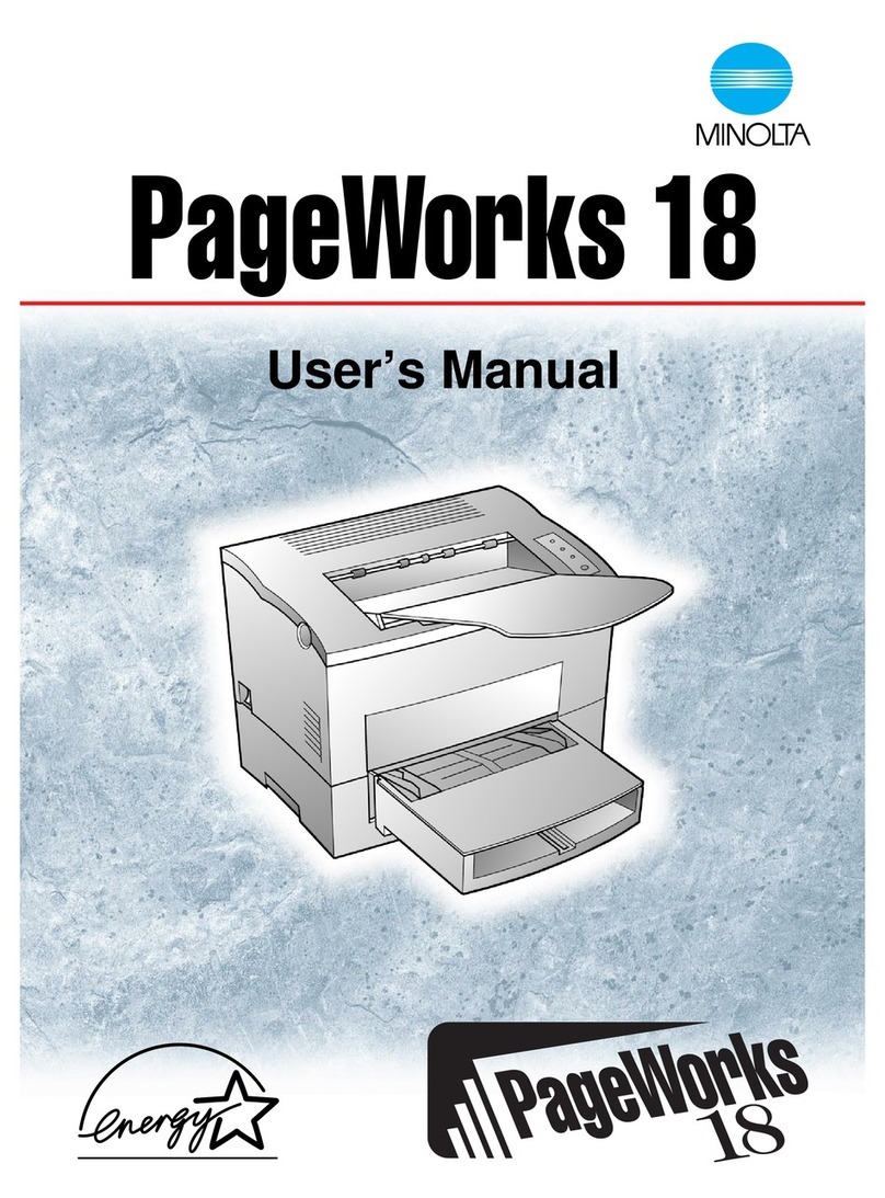 Minolta PageWorks Pro 18 user manual Minolta PageWorks Pro 18 user manual