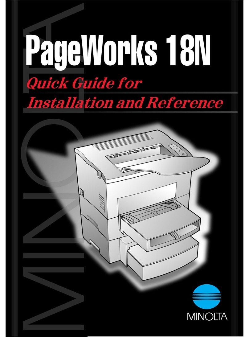 Minolta PageWorks Pro 18N User manual
