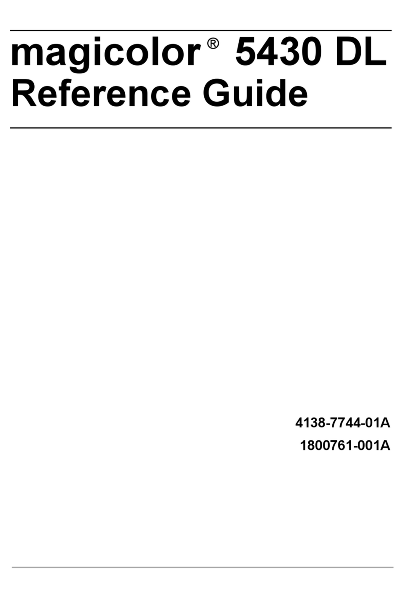 Konica Minolta Magicolor 5430 DL reference guide