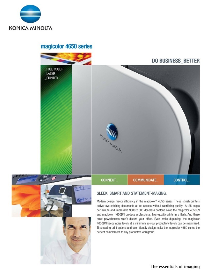 Konica Minolta Magicolor 4650 User manual