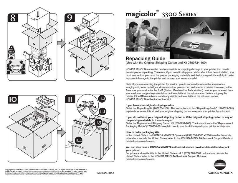 Konica Minolta Magicolor 3300 Manual