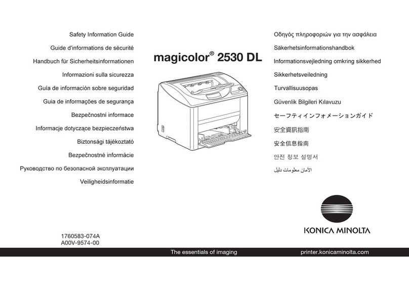 Konica Minolta Magicolor 2530 DL Original instructions
