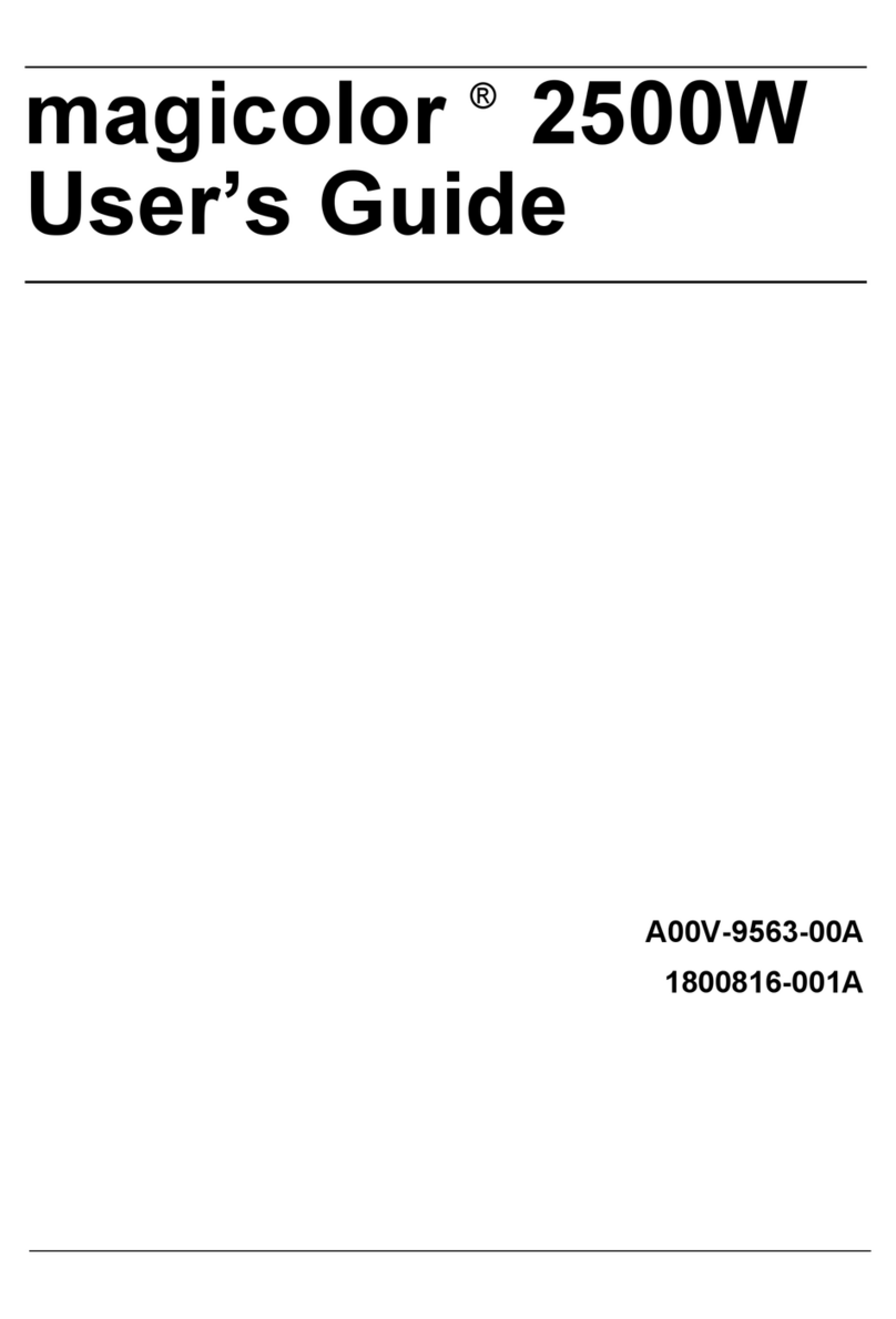 Konica Minolta Magicolor 2500W user guide