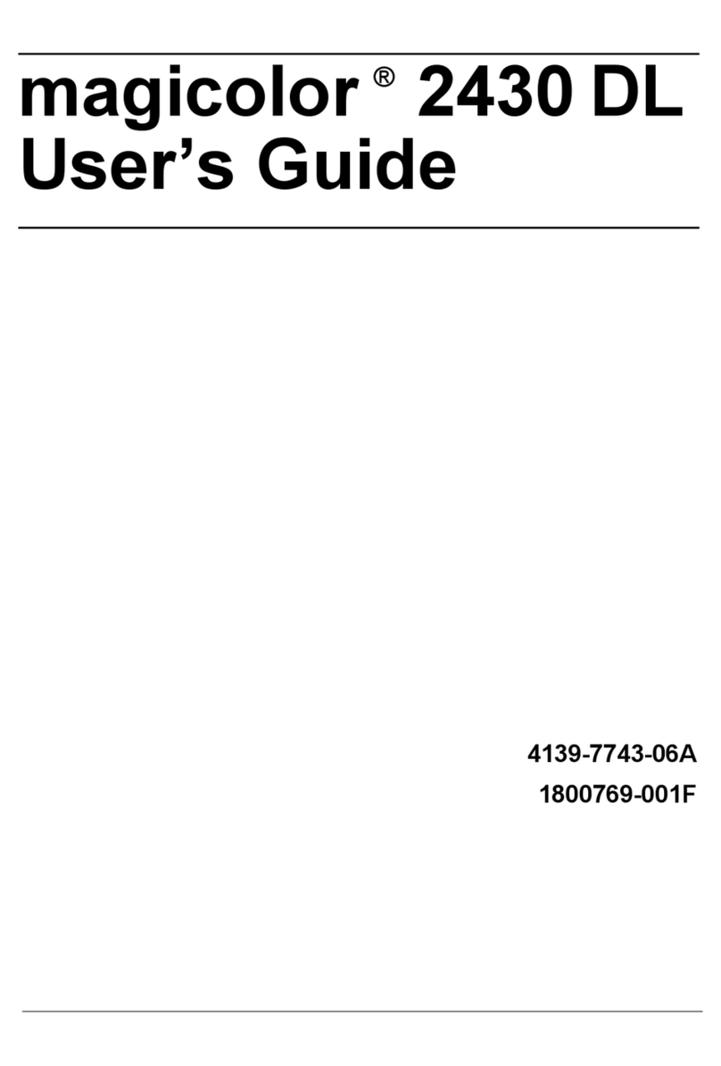 Konica Minolta magicolor 2430 DL User manual