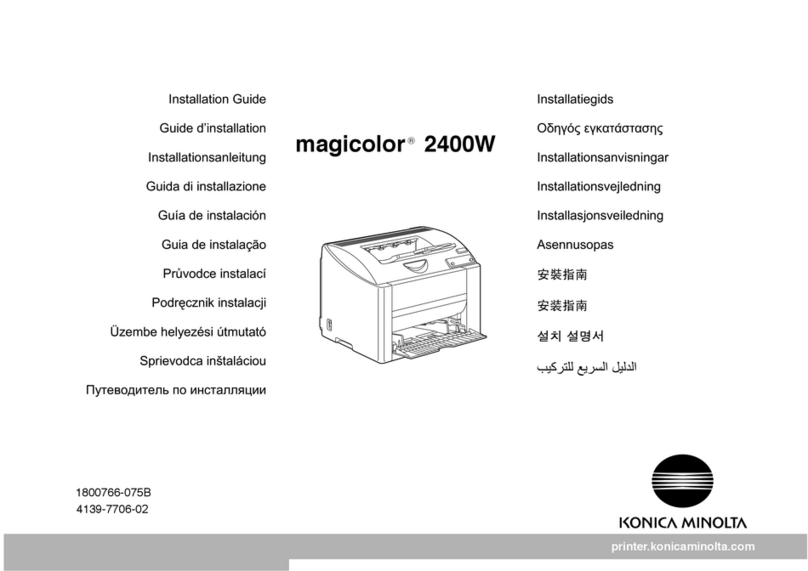 Konica Minolta magicolor 2400W User manual