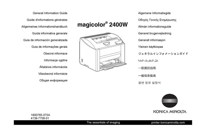 Konica Minolta magicolor 2400W Configuration guide
