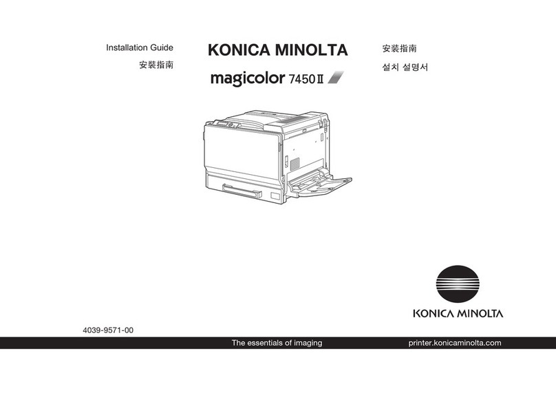Konica Minolta magicolor 7450 II User manual