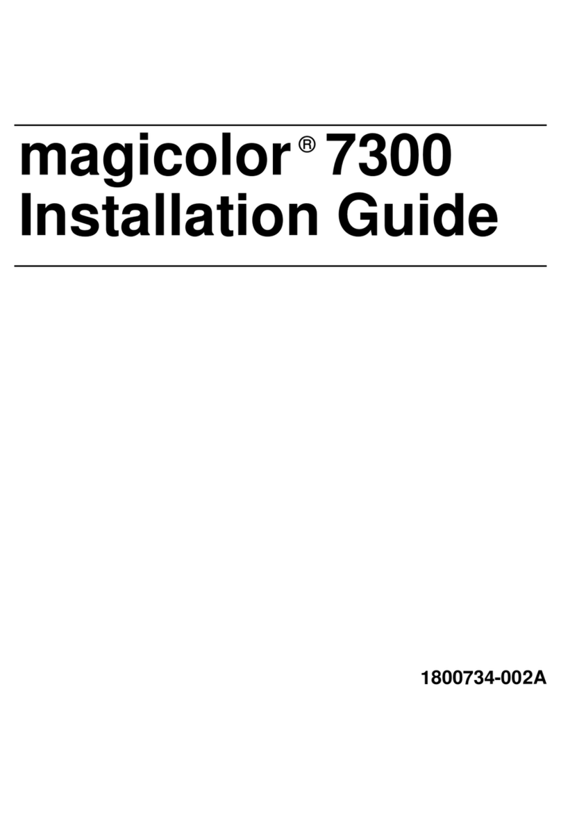 Konica Minolta Magicolor 7300 User manual