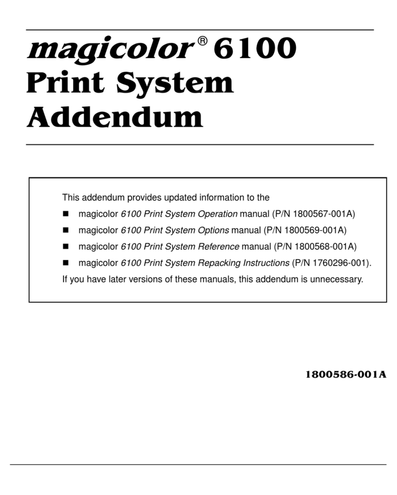 QMS Magicolor 6100 Manual