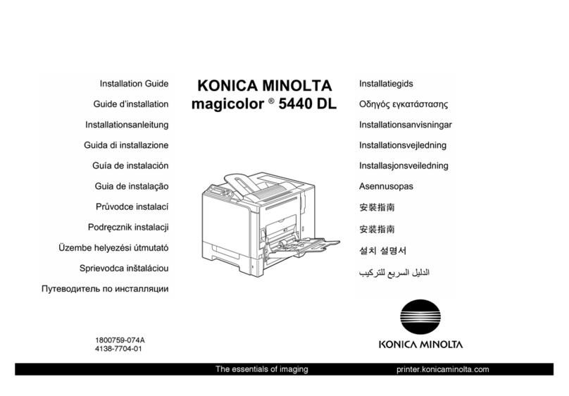 Konica Minolta Magicolor 5440 dl User manual