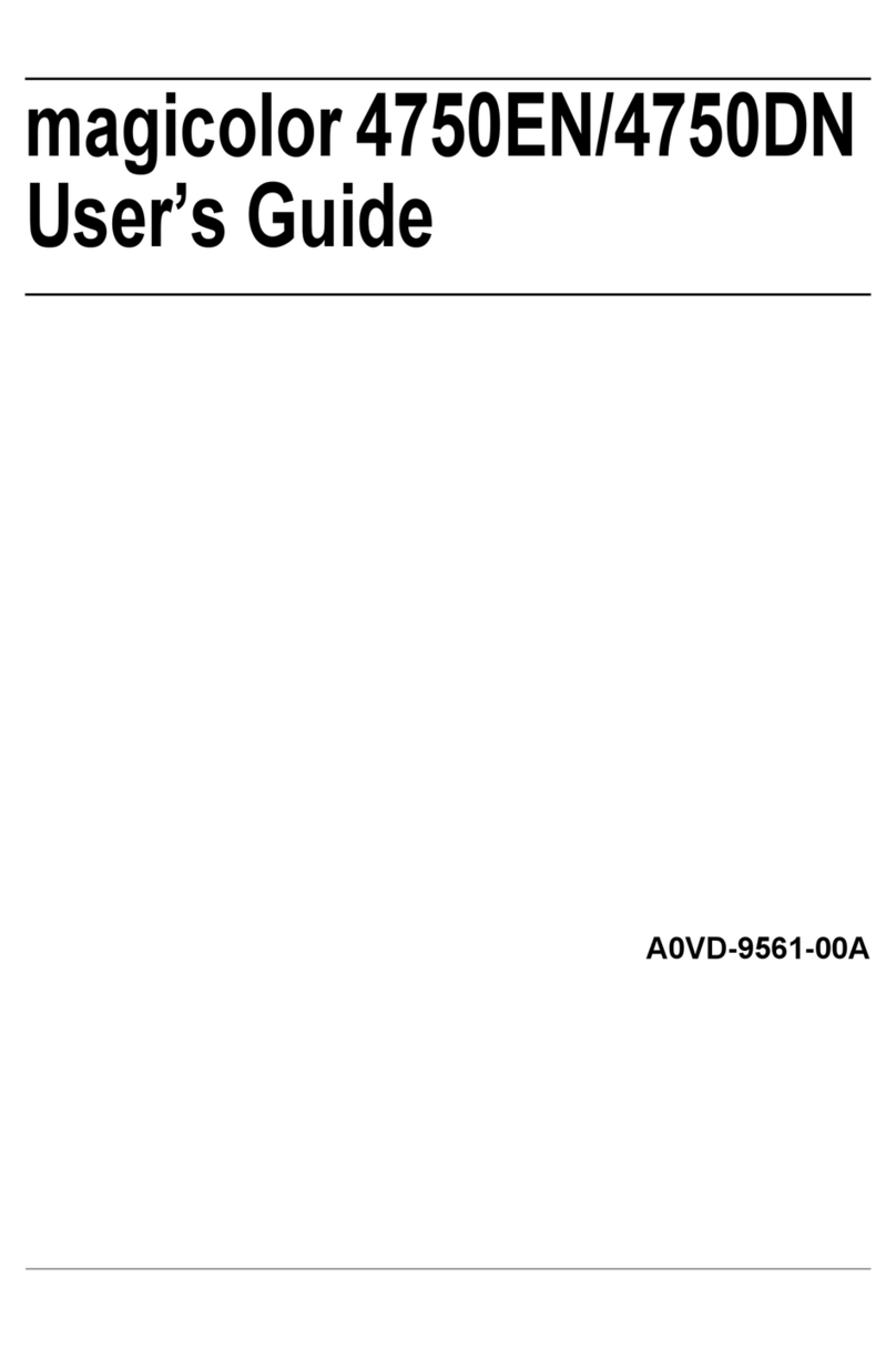 Konica Minolta Magicolor 4750DN user guide