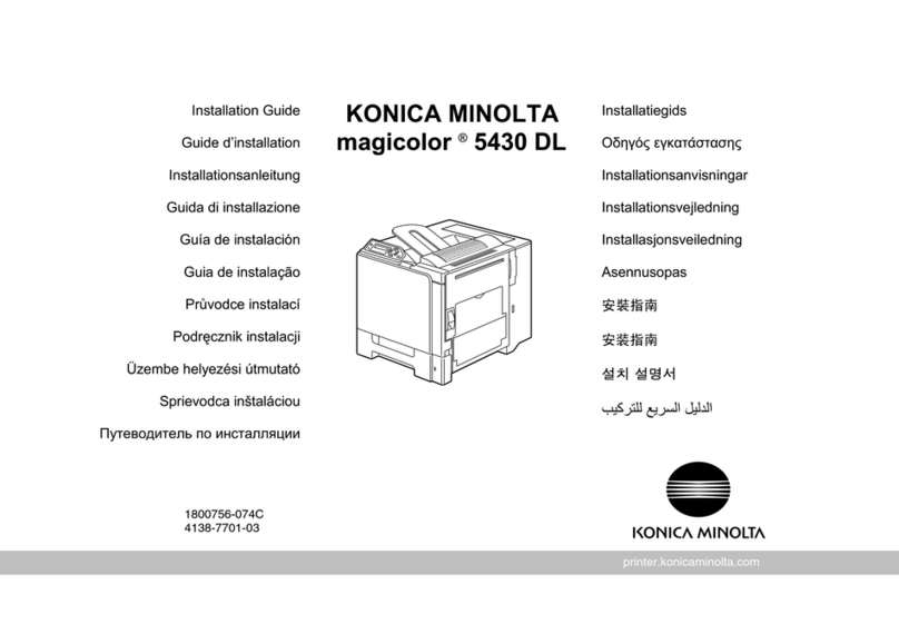 Konica Minolta Magicolor 5430 DL User manual