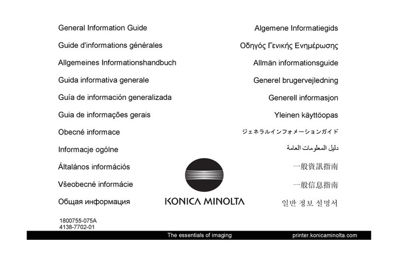 Konica Minolta Magicolor 5430 DL Configuration guide