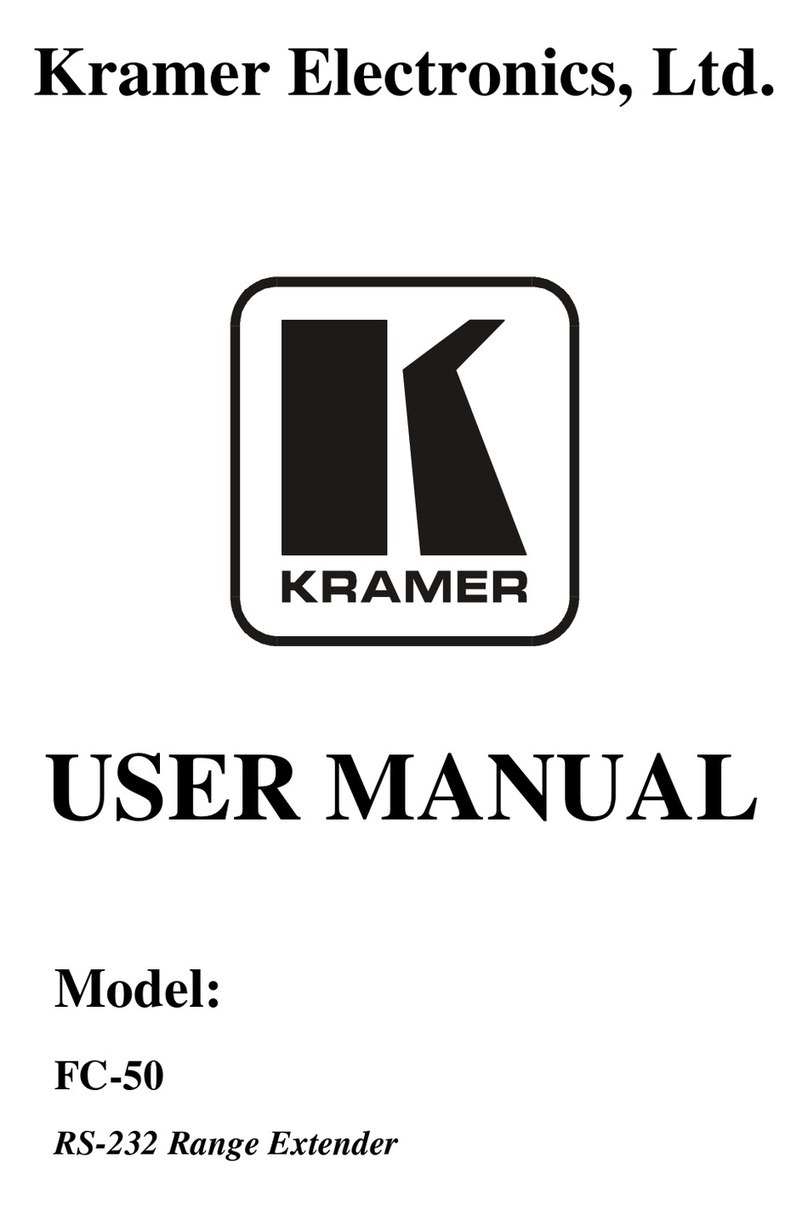 Kramer FC-50 user manual