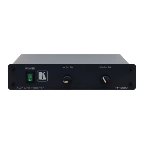 Kramer TP-200 User manual Kramer TP-200 User manual