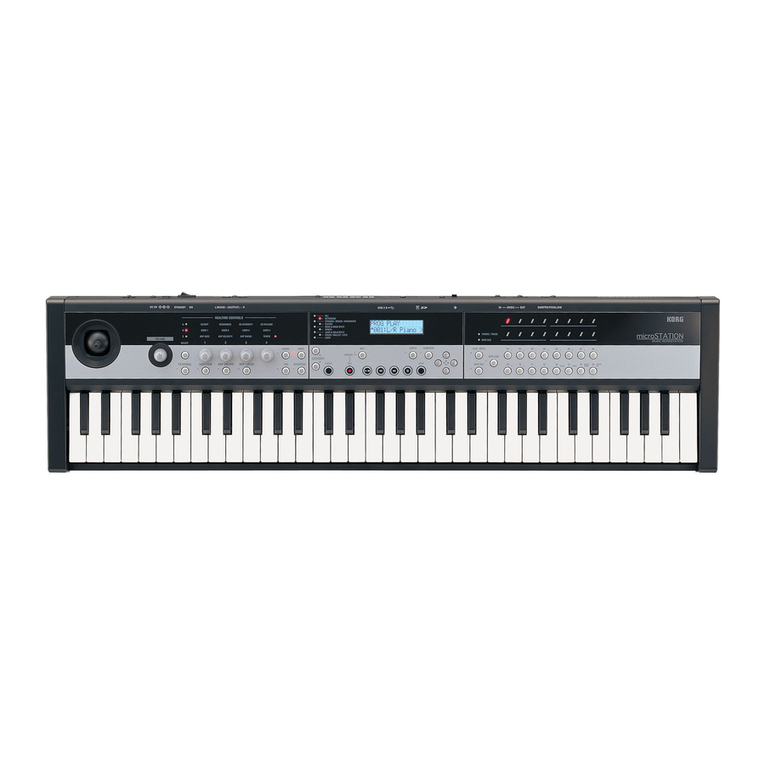 Korg microSTATION Instructions for use