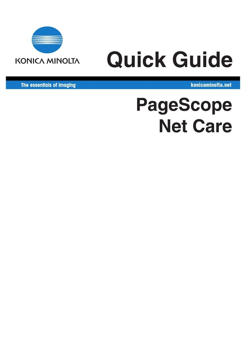 Konica Minolta PageScope User manual Konica Minolta PageScope User manual