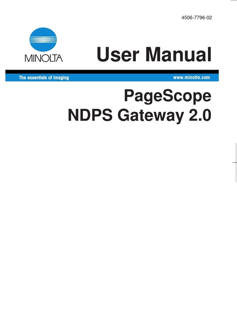 Konica Minolta PageScope User manual
