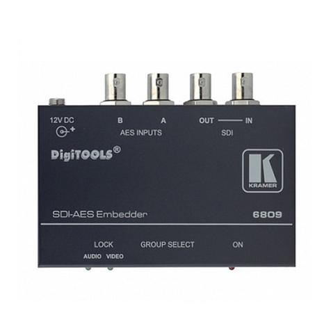 Kramer DigiTOOLS 6808 User manual