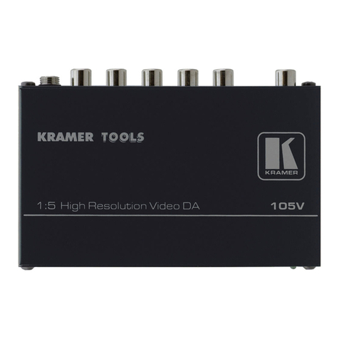 Kramer 105V User manual