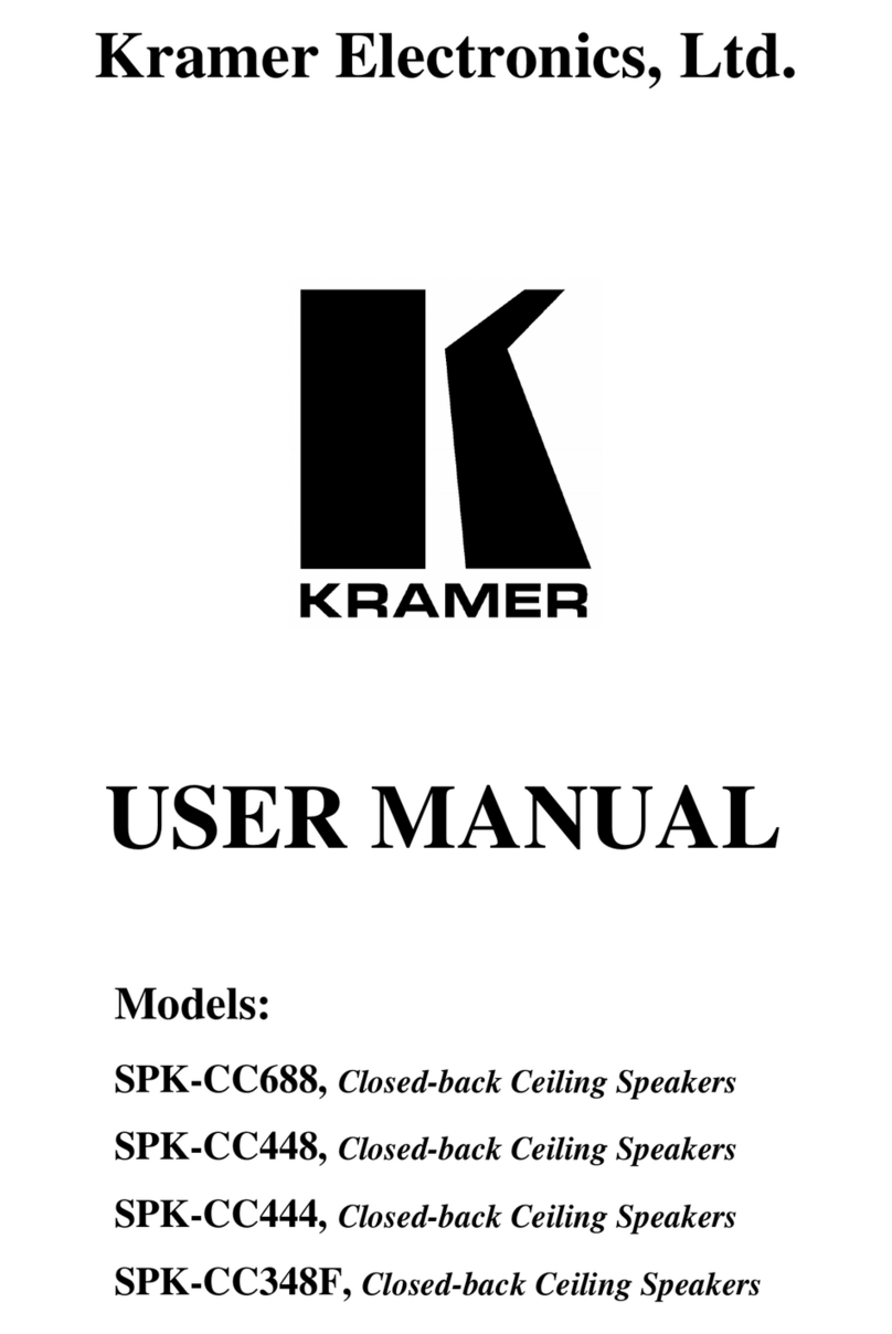 Kramer SPK-CC348F User manual