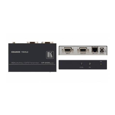 Kramer VP-5R User manual