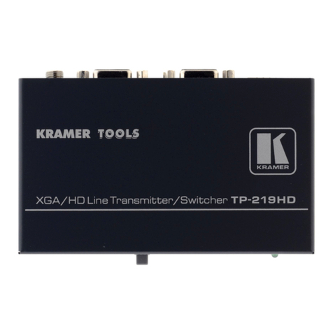 Kramer TOOLS TP-220HD User manual