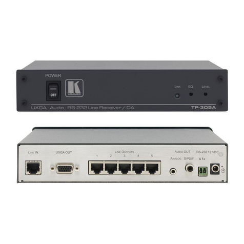 Kramer TP-305A user manual