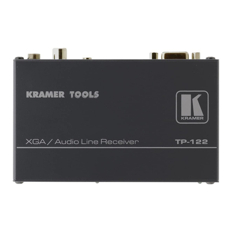 Kramer TOOLS TP-122 User manual Kramer TOOLS TP-122 User manual