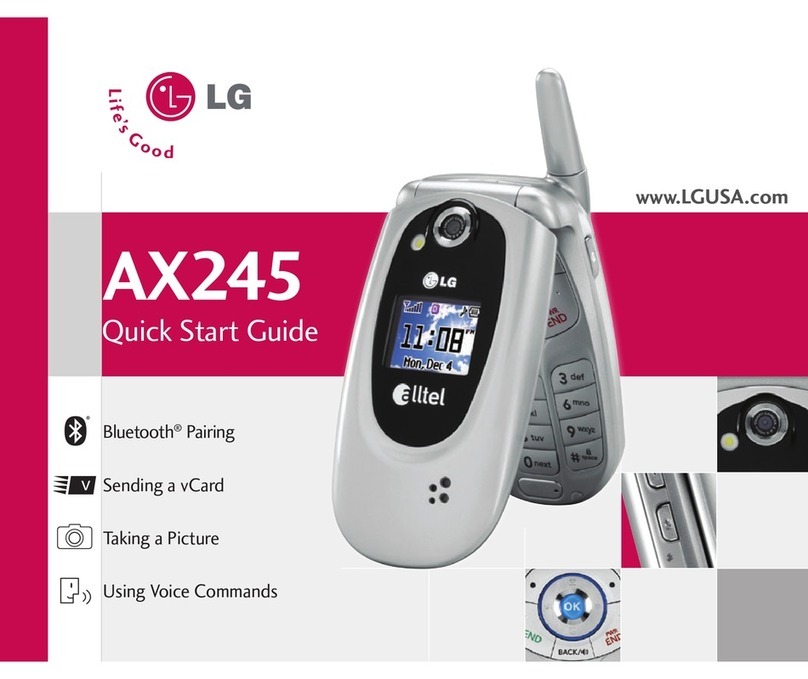 LG AX245 User manual